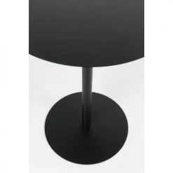 Zuiver Tables à Manger Table De Bistrot Ronde En Métal D57cm Noir -Marquee Magasin table de bistrot ronde en metal d57cm noir 3