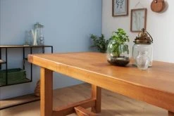 Hellin Tables à Manger Table De Ferme Bois Chêne Massif L220 -Marquee Magasin table de ferme bois chene massif l220 2