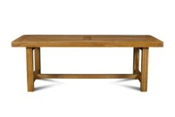 Hellin Tables à Manger Table De Ferme Bois Chêne Massif L220 -Marquee Magasin table de ferme bois chene massif l220 3