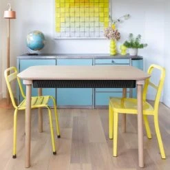 DIZY Design Tables à Manger Table De Repas Avec 2 Tiroirs En Chêne Et Métal Noir 9 DIZY Design Tables à Manger Table De Repas Avec 2 Tiroirs En Chêne Et Métal Noir -Marquee Magasin table de repas avec 2 tiroirs en chene et metal noir 2