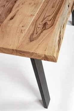 Mathi Design Tables à Manger Table De Repas En Bois Et Acier L 160 -Marquee Magasin table de repas en bois et acier l 160 5