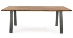 Mathi Design Tables à Manger Table De Repas En Bois Et Acier L 200