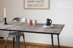 PIB Tables à Manger Table De Repas En Bois Marron -Marquee Magasin table de repas en bois marron 2