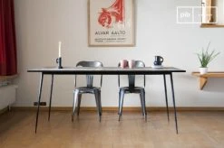 PIB Tables à Manger Table De Repas En Bois Marron -Marquee Magasin table de repas en bois marron 3