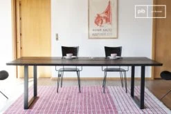 PIB Tables à Manger Table De Repas En Frêne Noir -Marquee Magasin table de repas en frene noir 2