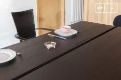 PIB Tables à Manger Table De Repas En Frêne Noir -Marquee Magasin table de repas en frene noir 4