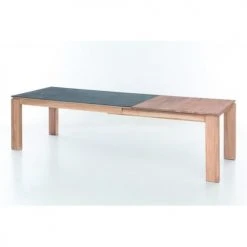 Meubletmoi Tables à Manger Table De Repas Extensible 160/260 Cm En Chêne Et Plateau Dekton -Marquee Magasin table de repas extensible 160 260 cm en chene et plateau dekton 3