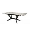 Meubletmoi Tables à Manger Table De Repas Extensible 180/230 Cm En Céramique Gris Marbré 1 Meubletmoi Tables à Manger Table De Repas Extensible 180/230 Cm En Céramique Gris Marbré -Marquee Magasin table de repas extensible 180 230 cm en ceramique gris marbre