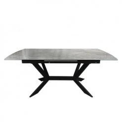 Meubletmoi Tables à Manger Table De Repas Extensible 180/230 Cm En Céramique Gris Marbré -Marquee Magasin table de repas extensible 180 230 cm en ceramique gris marbre 2