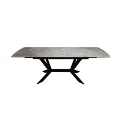 Meubletmoi Tables à Manger Table De Repas Extensible 180/230 Cm En Céramique Gris Marbré -Marquee Magasin table de repas extensible 180 230 cm en ceramique gris marbre 3