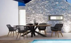 Bizzotto Tables à Manger Table De Repas Noir L240 -Marquee Magasin table de repas noir l240 4