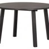 Woood Tables à Manger Table De Repas Ronde Extensible En Chêne Noir D 120 -Marquee Magasin table de repas ronde extensible en chene noir d 120