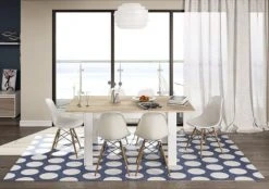 Dmora Tables à Manger Table De Salle à Manger Effet Bois Chêne -Marquee Magasin table de salle a manger effet bois chene 4