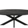 Hellin Tables à Manger Table De Salle à Manger Ovale En Acacia Et Métal Noir L210 -Marquee Magasin table de salle a manger ovale en acacia et metal noir l210