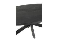 Hellin Tables à Manger Table De Salle à Manger Ovale En Acacia Et Métal Noir L210 -Marquee Magasin table de salle a manger ovale en acacia et metal noir l210 4