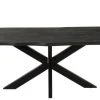 Hellin Tables à Manger Table De Salle à Manger Rectangulaire En Acacia Et Métal Noir L180 -Marquee Magasin table de salle a manger rectangulaire en acacia et metal noir l180 11
