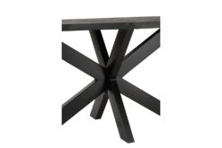 Hellin Tables à Manger Table De Salle à Manger Rectangulaire En Acacia Et Métal Noir L180 -Marquee Magasin table de salle a manger rectangulaire en acacia et metal noir l180 14