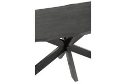 Hellin Tables à Manger Table De Salle à Manger Rectangulaire En Acacia Et Métal Noir L180 -Marquee Magasin table de salle a manger rectangulaire en acacia et metal noir l180 15