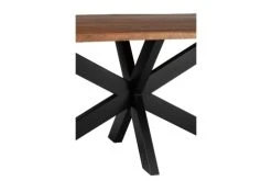 Hellin Tables à Manger Table De Salle à Manger Rectangulaire En Acacia Et Métal Noir L200 -Marquee Magasin table de salle a manger rectangulaire en acacia et metal noir l200 13