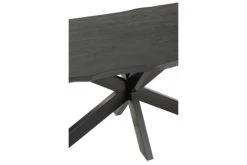 Hellin Tables à Manger Table De Salle à Manger Rectangulaire En Acacia Et Métal Noir L200 -Marquee Magasin table de salle a manger rectangulaire en acacia et metal noir l200 9