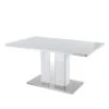 Baita Tables à Manger Table De Séjour Laqué Blanc Brillant 150cm -Marquee Magasin table de sejour laque blanc brillant 150cm