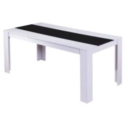 Baita Tables à Manger Table De Séjour Noir Et Blanc 140cm -Marquee Magasin table de sejour noir et blanc 140cm 4