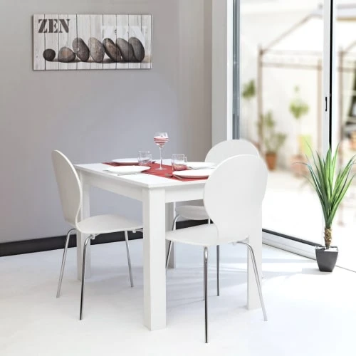 Symbiosis Tables à Manger Table Effet Bois Blanc 4 Symbiosis Tables à Manger Table Effet Bois Blanc – Image 2