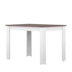 Symbiosis Tables à Manger Table Effet Bois Blanc Et Béton -Marquee Magasin table effet bois blanc et beton 1