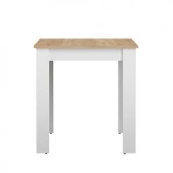 Symbiosis Tables à Manger Table Effet Bois Blanc Et Chêne Naturel -Marquee Magasin table effet bois blanc et chene naturel 3