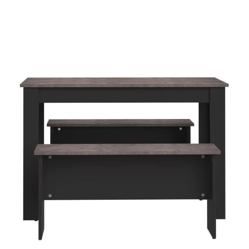 Symbiosis Tables à Manger Table Effet Bois Noir Et Béton 7 Symbiosis Tables à Manger Table Effet Bois Noir Et Béton – Image 5