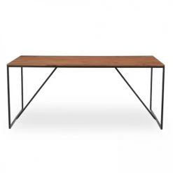 Oviala Tables à Manger Table En Acacia Massif 180 X 90 X 76 Cm -Marquee Magasin table en acacia massif 180 x 90 x 76 cm 3