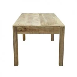 Rendez Vous Déco Tables à Manger Table En Bois 6 Places à Motifs Gravés 160 Cm -Marquee Magasin table en bois 6 places a motifs graves 160 cm 4