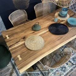 Now’s Home Tables à Manger Table En Bois D'acacia 2m -Marquee Magasin table en bois d acacia 2m 2