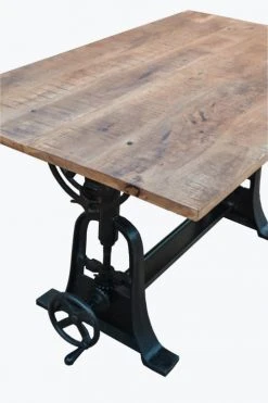 Mathi Design Tables à Manger Table En Bois De Style Industriel L150 -Marquee Magasin table en bois de style industriel l150 2