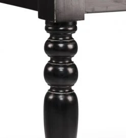 MOYCOR Tables à Manger Table En Bois Massif Beige Et Noir 6/8 Personnes L 170 Cm -Marquee Magasin table en bois massif beige et noir 6 8 personnes l 170 cm 3