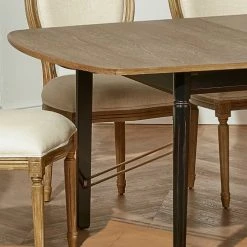 Robin Des Bois Tables à Manger Table En Chêne Et Pieds Peints 378 Cm Patine Antiquaire Noire -Marquee Magasin table en chene et pieds peints 378 cm patine antiquaire noire 5