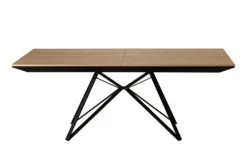Hellin Tables à Manger Table En Finition Bois Extensible Finition Bois/métal L200/292 -Marquee Magasin table en finition bois extensible finition bois metal l200 292 3