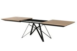 Hellin Tables à Manger Table En Finition Bois Extensible Finition Bois/métal L200/292 -Marquee Magasin table en finition bois extensible finition bois metal l200 292 4
