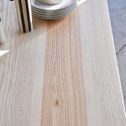 Tikamoon Tables à Manger Table En Frêne Olivier Massif Français 4/6 Pers. -Marquee Magasin table en frene olivier massif francais 4 6 pers 2