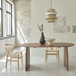 Bois Dessus Bois Dessous Tables à Manger Table En Manguier Massif Finition Noyer 8 Personnes -Marquee Magasin table en manguier massif finition noyer 8 personnes 2