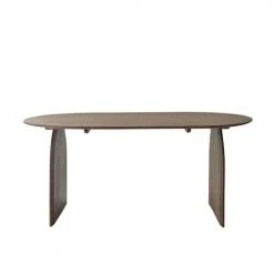 Bois Dessus Bois Dessous Tables à Manger Table En Manguier Massif Finition Noyer 8 Personnes