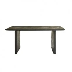 Bois Dessus Bois Dessous Tables à Manger Table En Manguier Massif Noire 8 Personnes