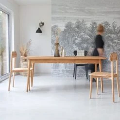 Tikamoon Tables à Manger Table En Teck Massif 6/8 Pers.