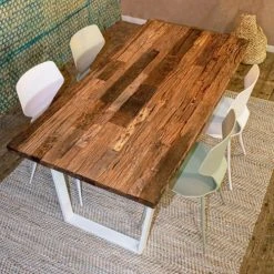 Now’s Home Tables à Manger Table En Teck Recyclé 180 Cm -Marquee Magasin table en teck recycle 180 cm 3