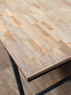 Chehoma Tables à Manger Table En Teck Recyclé Beige -Marquee Magasin table en teck recycle beige 2