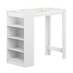 TEMAHOME Tables à Manger Table Et Chaises Effet Bois Blanc Et Marbre - Jaune 11 TEMAHOME Tables à Manger Table Et Chaises Effet Bois Blanc Et Marbre - Jaune -Marquee Magasin table et chaises effet bois blanc et marbre jaune 3