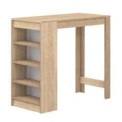 TEMAHOME Tables à Manger Table Et Chaises Effet Bois Chêne Naturel - Jaune -Marquee Magasin table et chaises effet bois chene naturel jaune 3