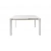Meubletmoi Tables à Manger Table Extensible 120 à 180 Cm Plateau Verre Blanc -Marquee Magasin table extensible 120 a 180 cm plateau verre blanc