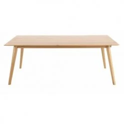 Zago Tables à Manger Table Extensible Chêne Massif 180 Cm Allonges En Option
