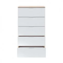 Dmora Tables à Manger Table Extensible Effet Bois Blanc -Marquee Magasin table extensible effet bois blanc 5